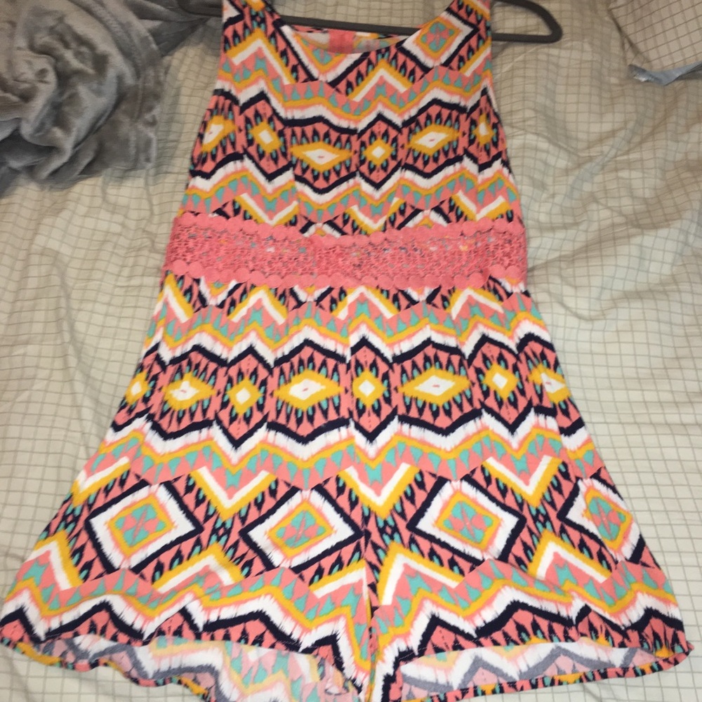 Multi color romper